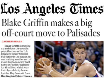 Blake Griffin makes a big off-court move to Palisades