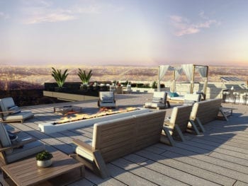 1047 N Bundy in Brentwood - Roof Deck